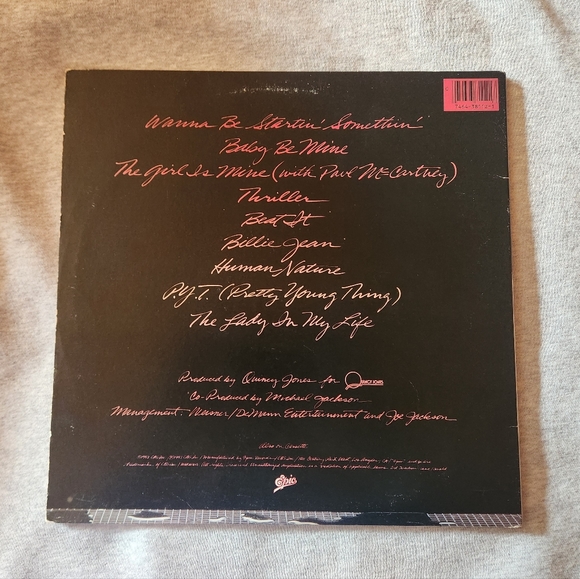 Michael Jackson - Thriller Vinyl 1982 ORIGINAL pressing Super clean - Picture 7 of 7